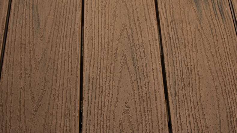 planeo TitanWood - Massivdiele dunkel-braun antik gealtert/gebürstet 4m | 5m