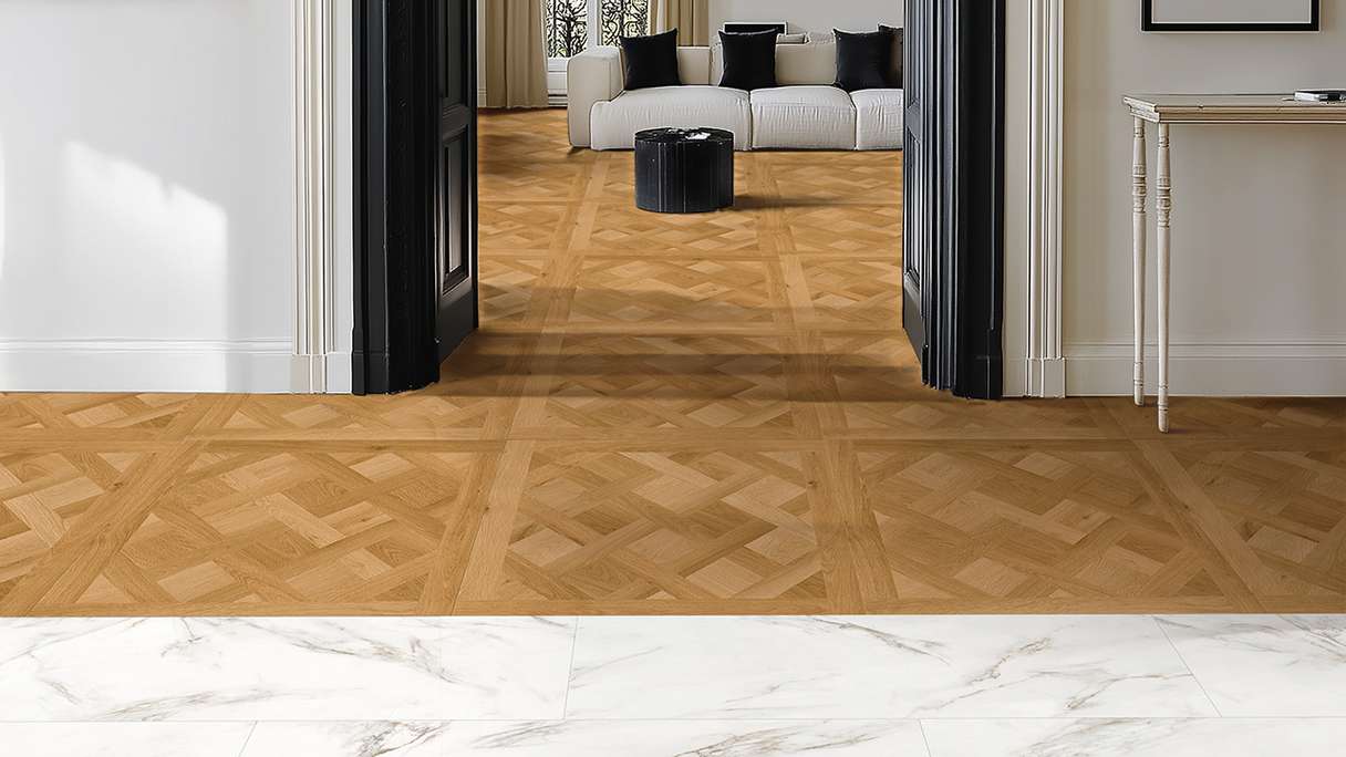 Gerflor Klick Vinyl Rigid - Creation 55 Clic Acoustic White Marble (61261743)