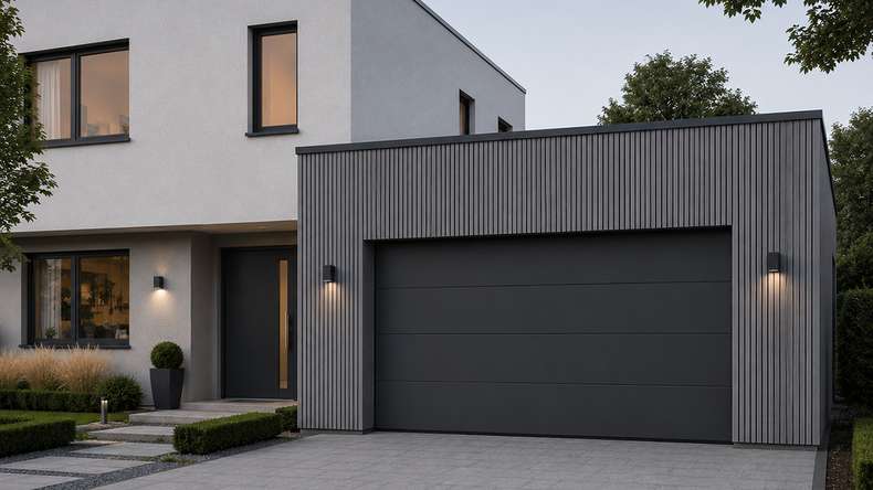 planeo NOVA - WPC CoEx Rhombusleiste Fassadenverkleidung Grey 2.90 m
