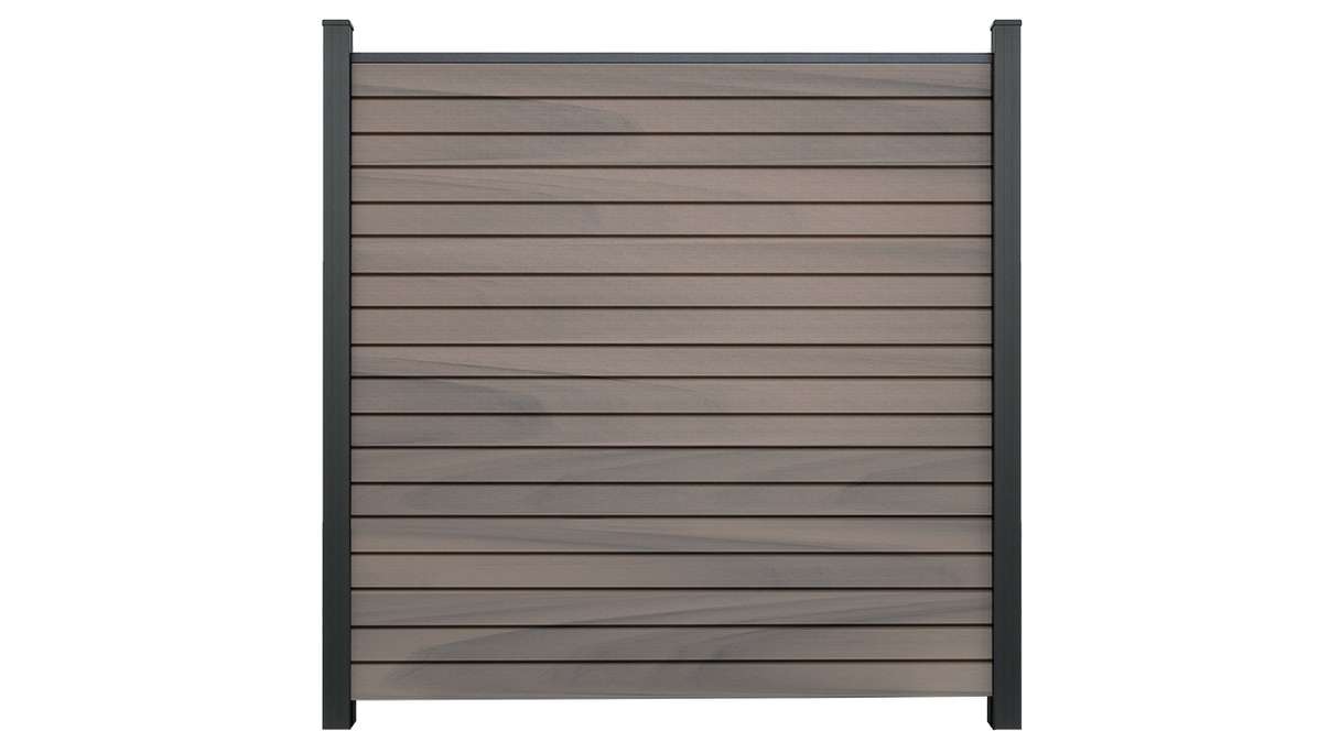 planeo Gardence Trendy - BPC-Rhombus-Steckzaun - Bi-Color co-extrudiert 180 x 180 cm