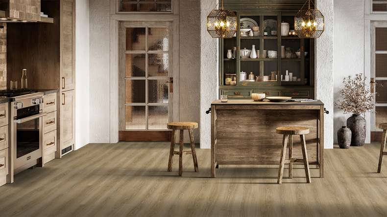 Gerflor Klick Vinyl - Senso Premium Rigid Acoustic Meadow spring honey | Trittschalldämmung integr. (39471507)