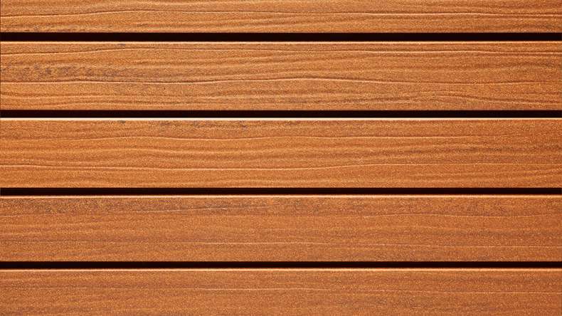 planeo Fassado - WPC Rhombusleiste Fassadenverkleidung Prime Bernsteinbraun Small 4 m
