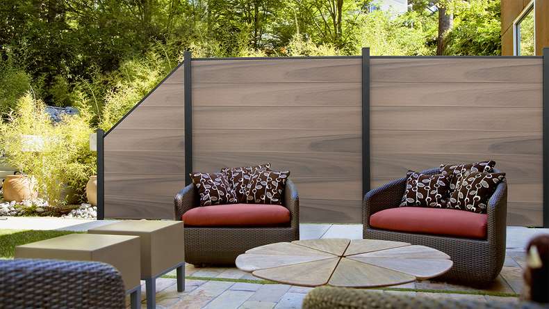 planeo Gardence Strong XL - BPC-Gartenzaun Bi-Color co-ex