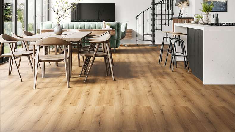 planeo Rigid Klick Vinyl - GRANDline Nature Oak | Trittschalldämmung integr. (NF-GL-579-N)