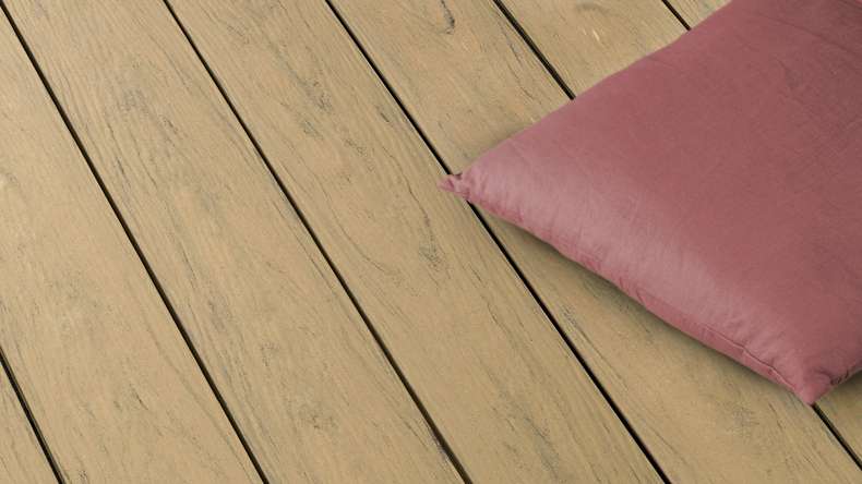 planeo WPC - Terrassendiele massiv Samtesche matt 3,30m - geriffelt