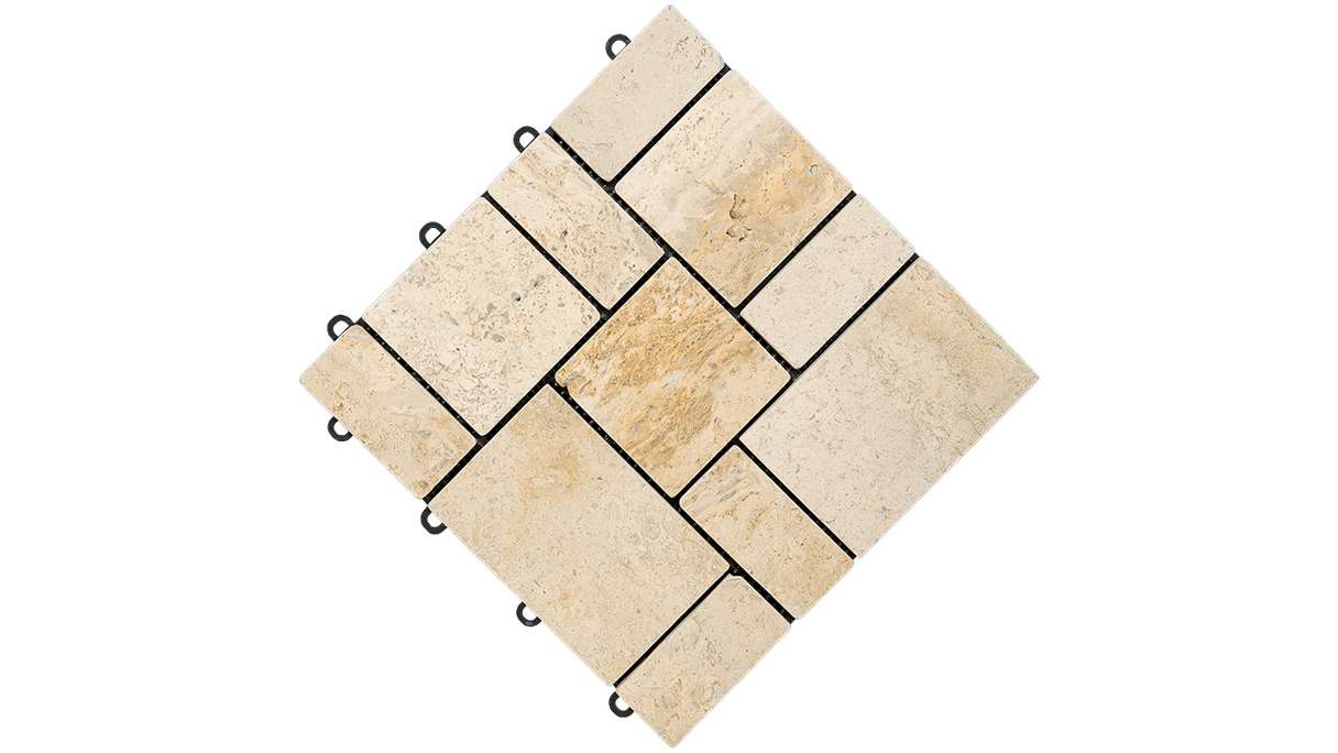 planeo Klickfliese Stone - Traventine Roma