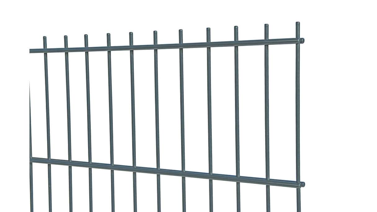 Doppelstabmattenzaun schwer 8/6/8 - Breite 2510 mm RAL 7016 Anthrazit
