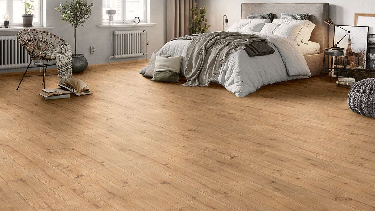 planeo Laminat - Eiche Honig | antibakterielle Oberfläche (KRO-8003)