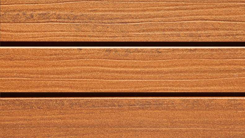 planeo Fassado - WPC Rhombusleiste Fassadenverkleidung Prime Bernsteinbraun Small 4 m