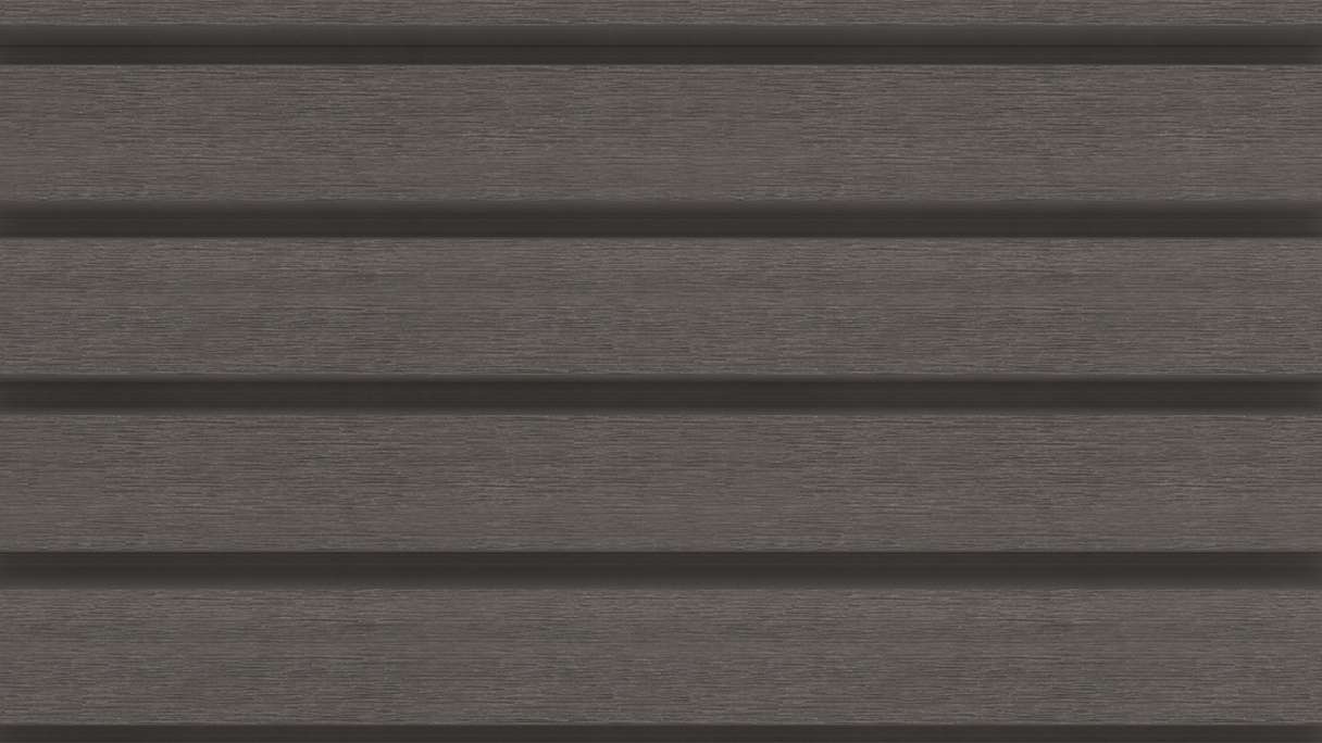 planeo LINEA Wide - WPC CoEx Fassadenverkleidung Dunkelgrau 2900 x 181 mm