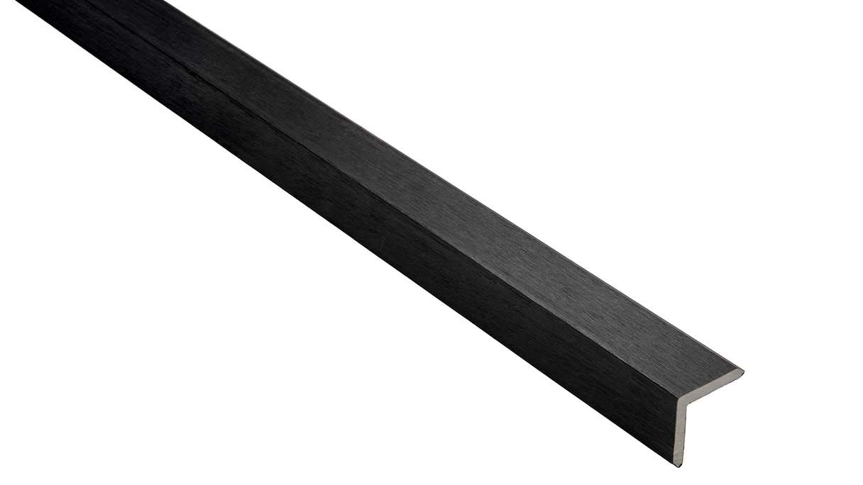 planeo WPC coex Fassadenwinkel Black - 2900 x 45 x 45 mm
