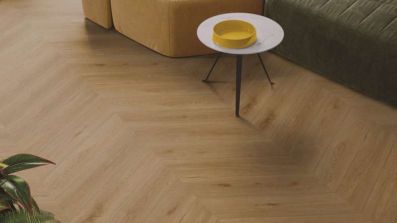 Gerflor Klick Vinyl Rigid - Creation 55 Clic Acoustic HB Aquinoah Honey | Trittschalldämmung integr. (41921706)