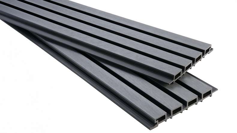 planeo NOVA - WPC CoEx Rhombusleiste Fassadenverkleidung Grey 2.90 m