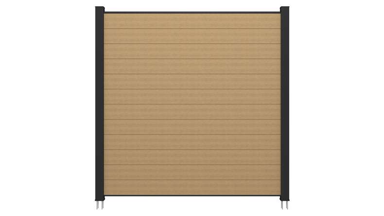 planeo INFINITY - WPC CoEx Steckzaun Sand 176 x 183 cm