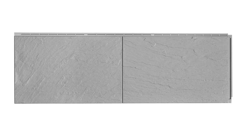 Zierer Fassadenplatte Schieferoptik SS1 - 1115 x 359 mm signalgrau aus GFK