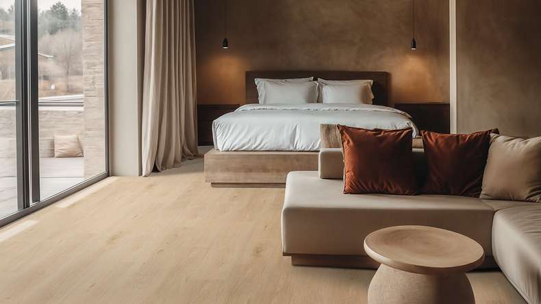 Gerflor Klick Vinyl Rigid - Creation 40 Clic Acoustic Aquinoah Blond | Trittschalldämmung integr. (61301704)