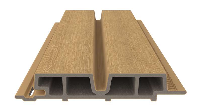 planeo LINEA Wide - WPC CoEx Fassadenverkleidung Sand 2900 x 181 mm