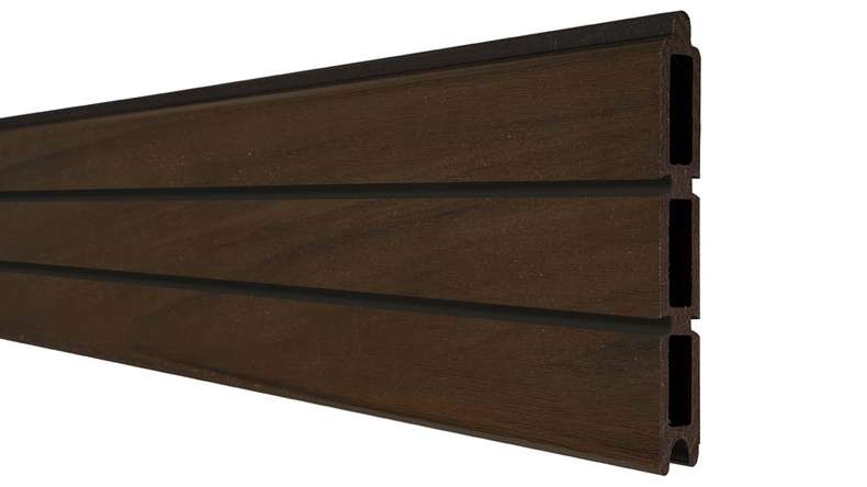 planeo Gardence Trendy - BPC-Rhombus-Steckzaun - Walnuss co-extrudiert 180 x 180 cm