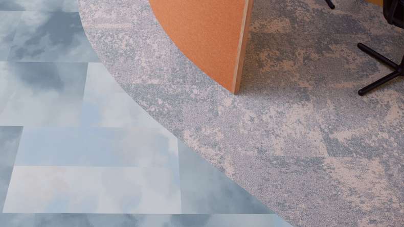 Forbo Allura Material 55 Klebevinyl - Blue Clouds (638749DR5_con)