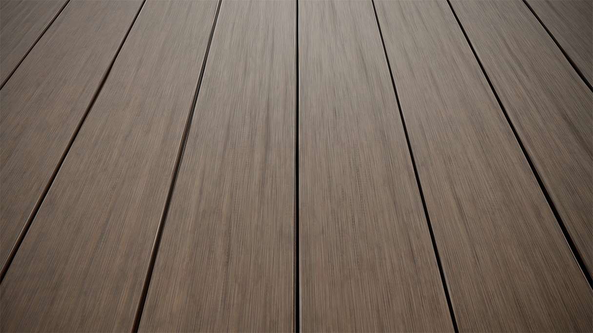 planeo AntikWood WPC Terrassendiele Massiv - Hellbraun 3m antik gealtert