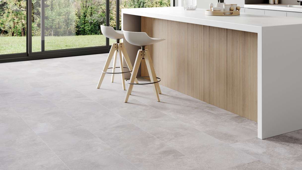 planeo Klick Vinyl - Rigid Nebbia V-Fuge | Made in Germany