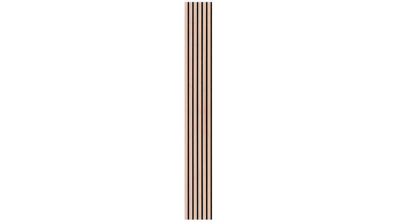 Skaben Akustikpaneele SilentWall Comfort - Eiche Hellbraun - 250 x 30 cm
