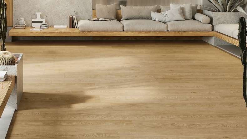 Gerflor Klebevinyl - Creation 40 Lounge Oak Natural | Synchronprägung