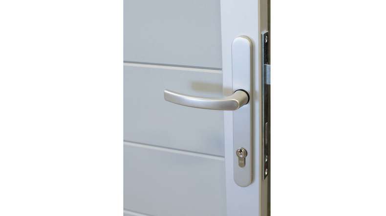planeo Gardence Metallic - Alu-Universaltor Silbergrau mit Alurahmen