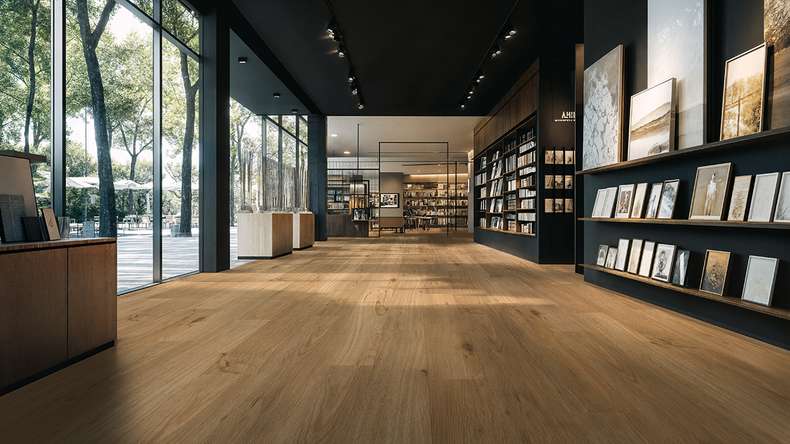 Gerflor Klick Vinyl Rigid - Creation 55 Clic Acoustic Quartet Natural | Trittschalldämmung integr. (61240545)