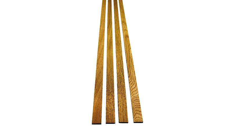 Skaben Akustikpaneele SilentWall Easy-Sticks - Eiche Rustikal - 250 x 3,45 cm 4 Stk.