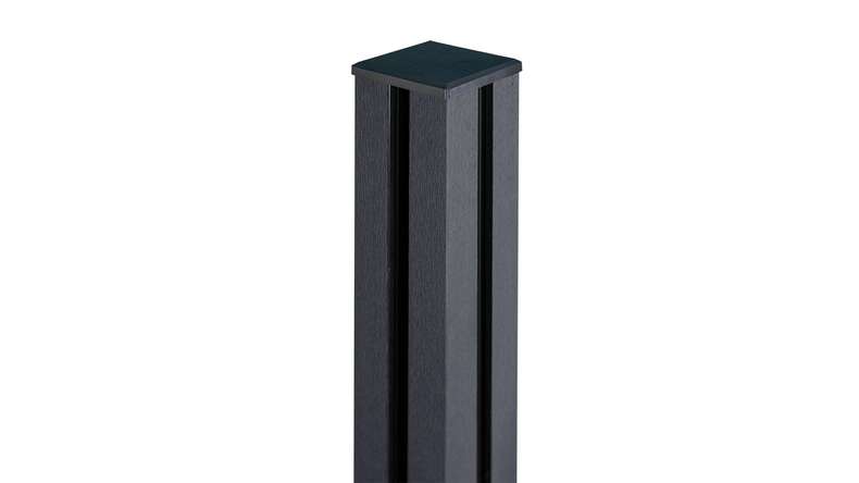 planeo Gardence Strong - BPC-Torpfosten speziell verstärkt zum Einbetonieren Anthrazitgrau 240cm
