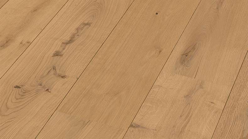 MEISTER Lindura-Holzboden HD 400 - 08921 Eiche authentic pure ultramattlackiert 2200 x 205 x 11 mm (500214-2200205-08921)