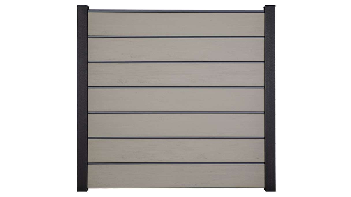 planeo Gardence Deluxe - BPC-Gartenzaun Bi-Color Sand