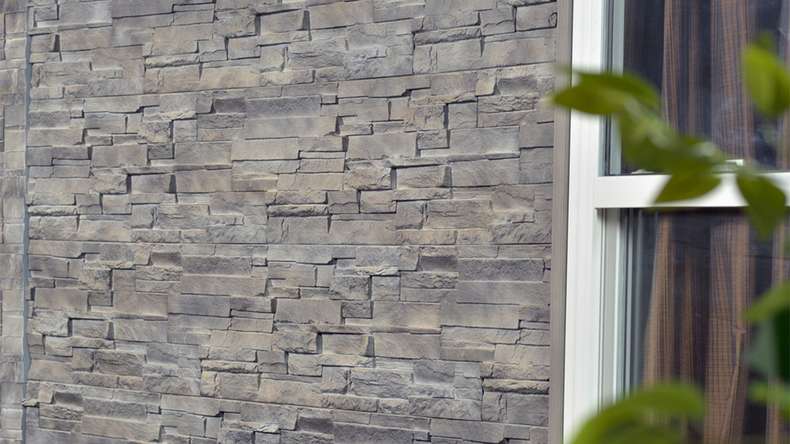 planeo Fassadenplatte Steinoptik - NovikStone DS Silex Flint 1054 x 334 mm
