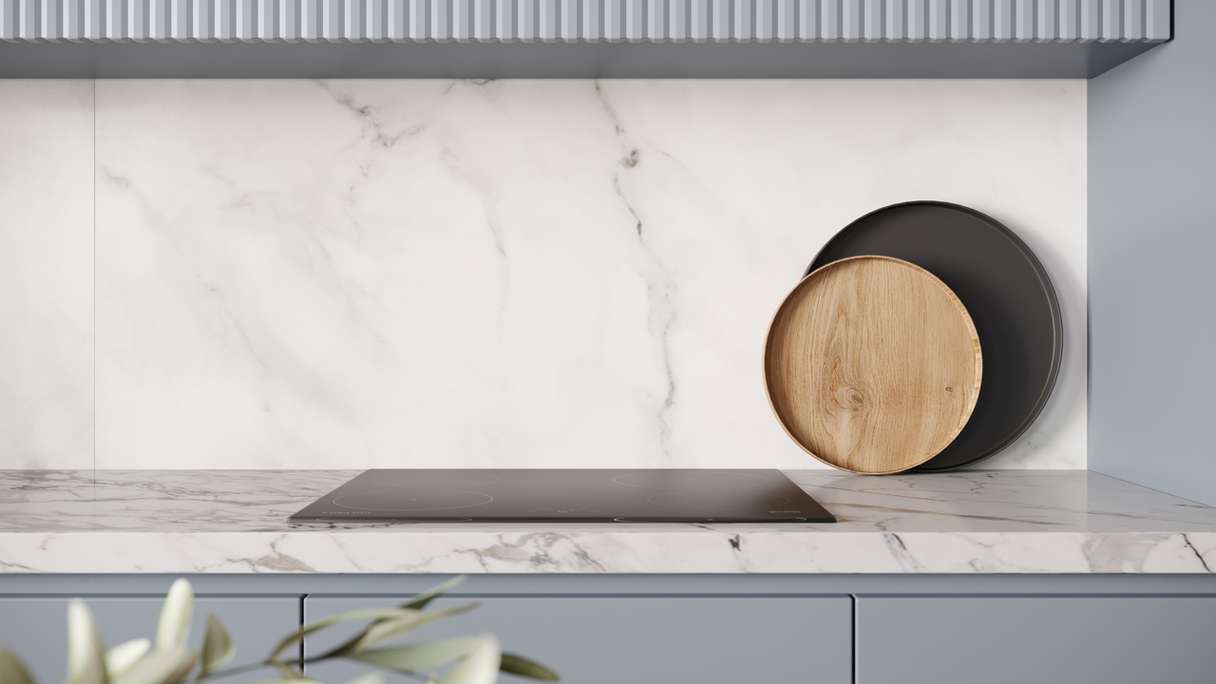 planeo Wallboard - Marble Grey-White Matt - verschiedene Formate