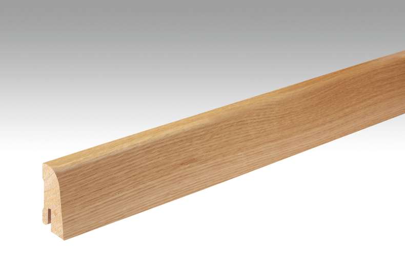 MEISTER Sockelleisten Fußleisten Eiche Nature 001 - 2380 x 40 x 22 mm (200024-2380-00001 - 112123001)