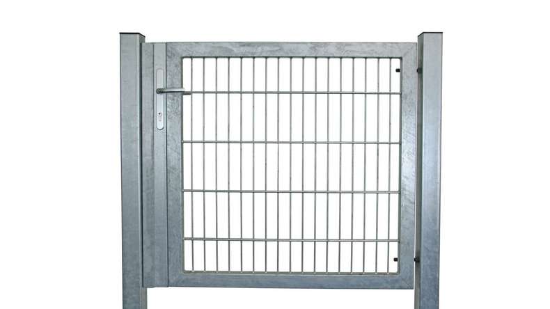 planeo Universaltor schwer 1-flg. Feuerverzinkt H 1000 x B 2125 mm inkl. Torpfosten