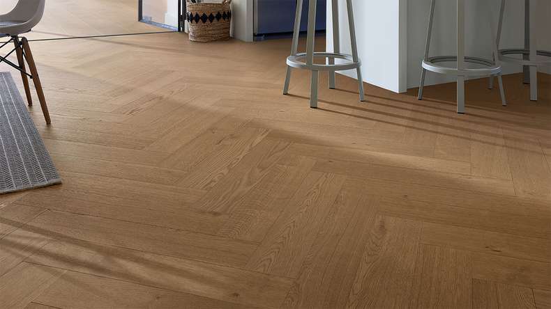 MEISTER Lindura-Holzboden HS 500 - 20233 Eiche classic lehmbraun ultramattlackiert 700 x 140 x 11 mm (500010-0700140-20233)