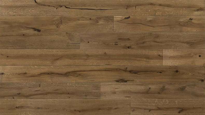Skaben Parkett Premium 1-Stab Landhausdiele Eiche Unique natur geölt braun gebürstet 4V