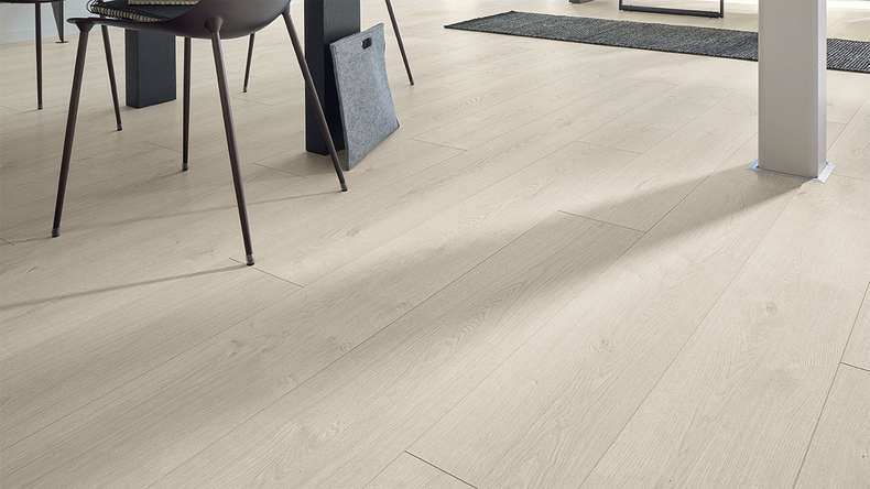 MEISTER Designboden MeisterDesign. next DL 500 S - 07124 Eiche mountain white | Trittschalldämmung integr. (400055-2052220-07124)