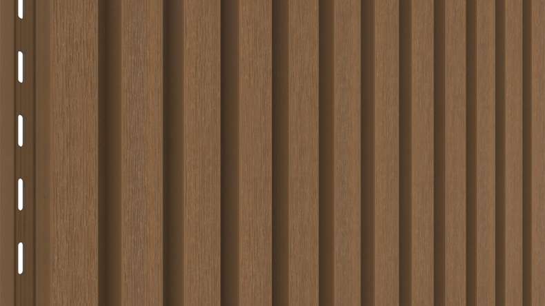 planeo LINEA Slim - WPC CoEx Fassadenverkleidung Burma Teak 2900 x 215 mm