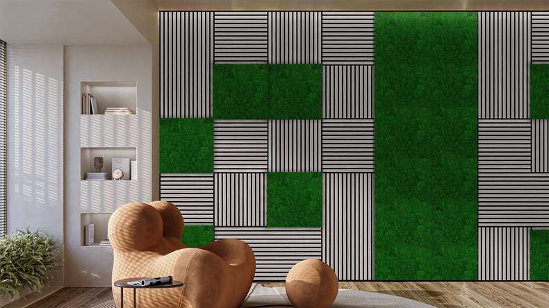 planeo Akustikpaneel - MixWall Timber Touch Velen Oak 52 x 52 cm | Echtholzfurnier (PLMW-20011A)