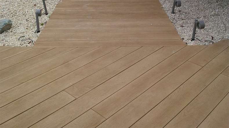 planeo Authoria PureBoard Terrassendiele Massiv - Light Natural Oak 3.6m strukturiert