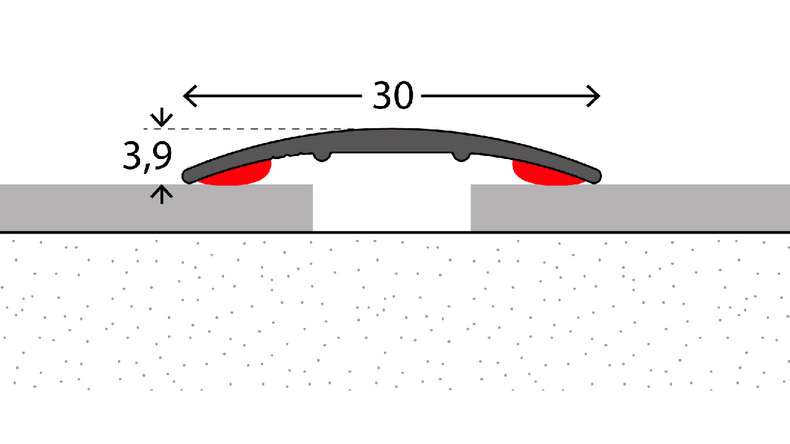 planeo Übergangsprofil 031 - 100 cm