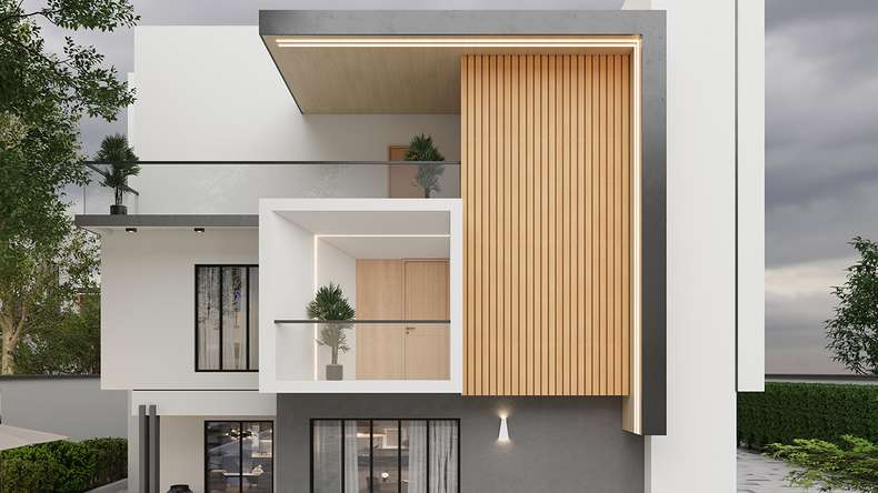planeo LINEA Wide - WPC CoEx Fassadenverkleidung Sand 2900 x 181 mm