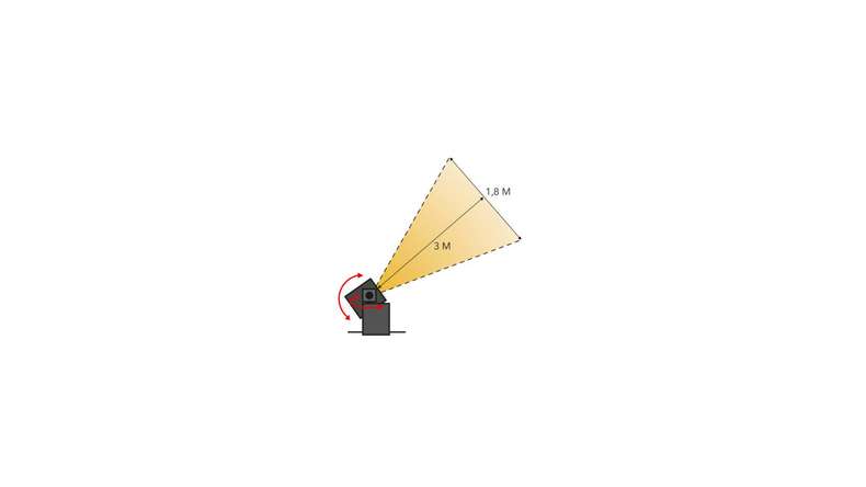planeo Gartenbeleuchtung 12V - LED-Strahler Quartz Wandleuchte Schwarz Alu - 2W 120 Lumen