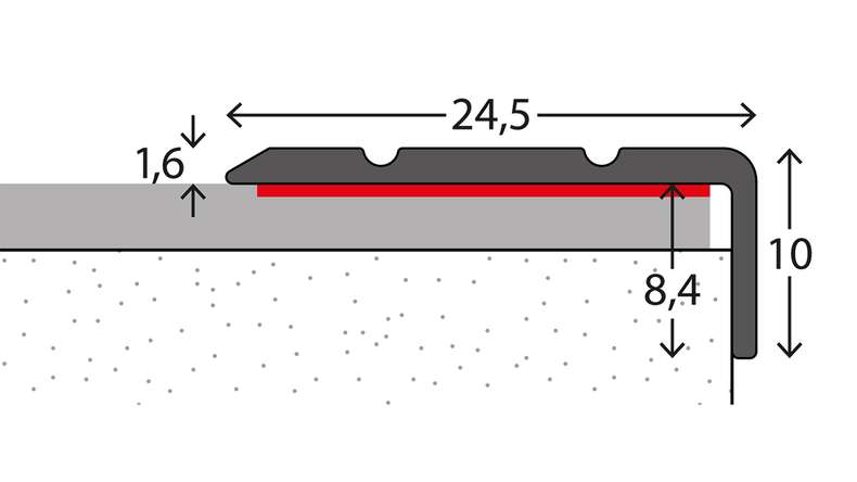 planeo Winkelprofil 061 - 100 cm