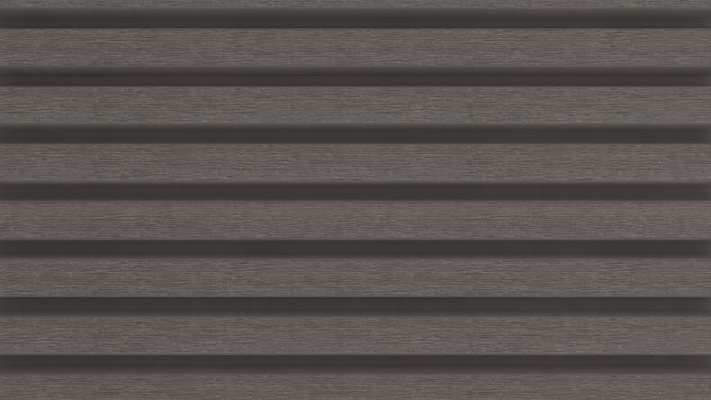 planeo LINEA Slim - WPC CoEx Fassadenverkleidung Dunkelgrau 2900 x 215 mm