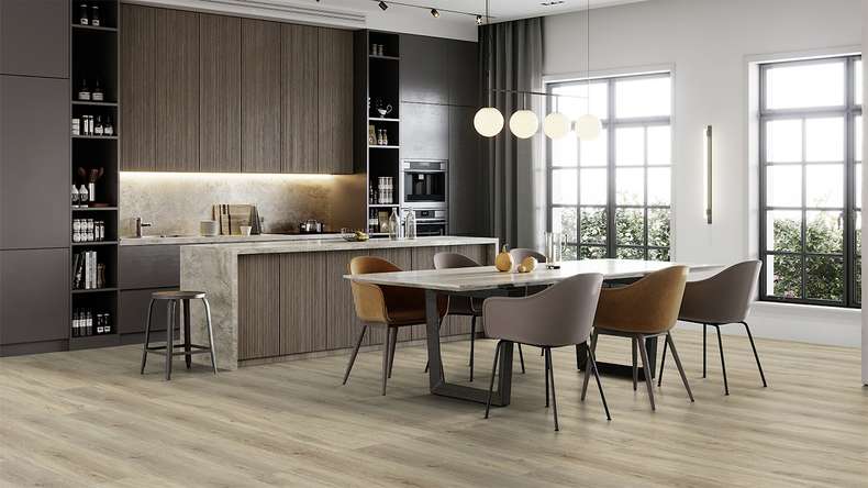 Gerflor Klick Vinyl - Virtuo 55 Rigid Acoustic Baita Blond | Trittschalldämmung integr. (39091023)