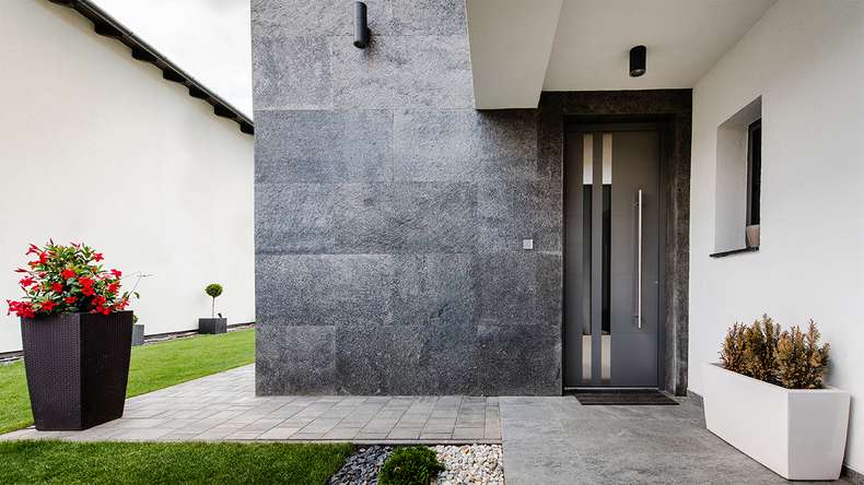 planeo EVOLITH Slate&Stone - Naturstein Wandverkleidung Obscura 1220 x 610 mm